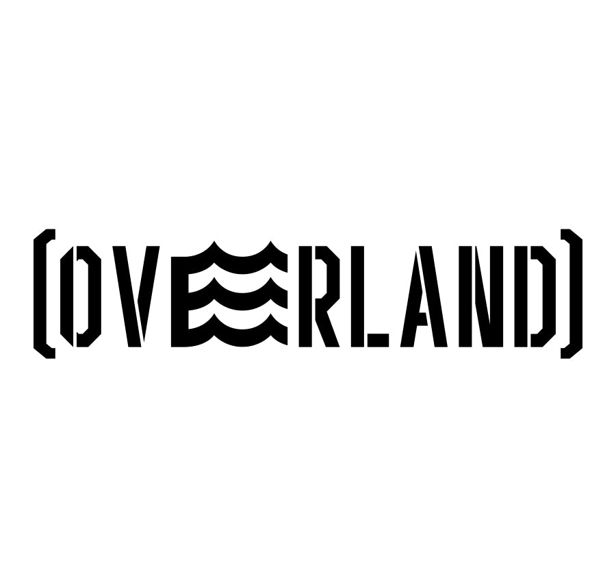 Overland vinyl decal sticker - black 