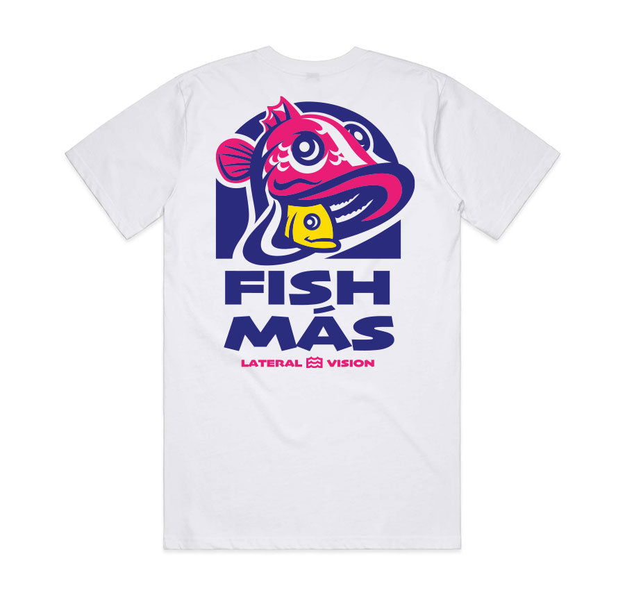 Fish Mas Tee (White) – Lateral Vision